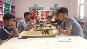 مسابقات شطرنج نوجوانان در کانون نخل تقی