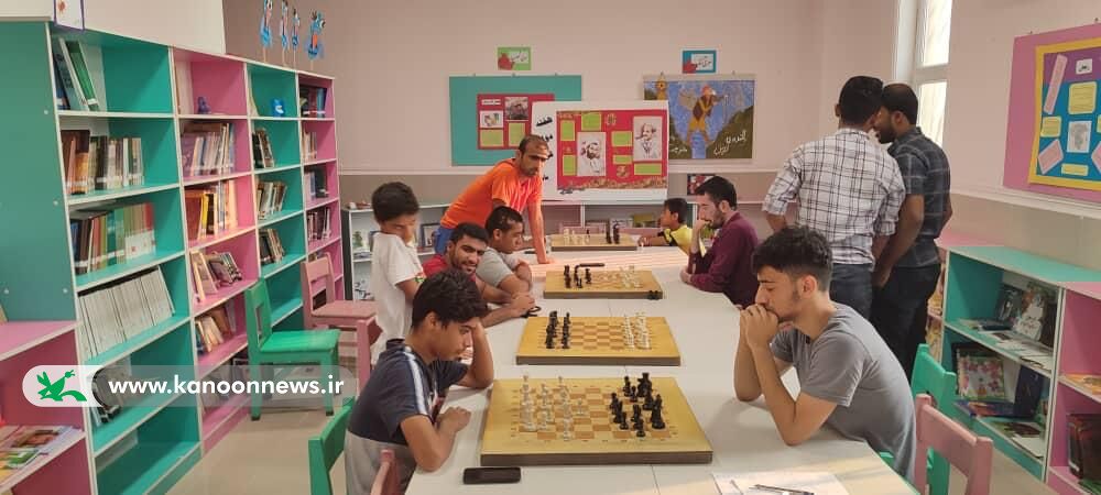 مسابقات شطرنج نوجوانان در کانون نخل تقی