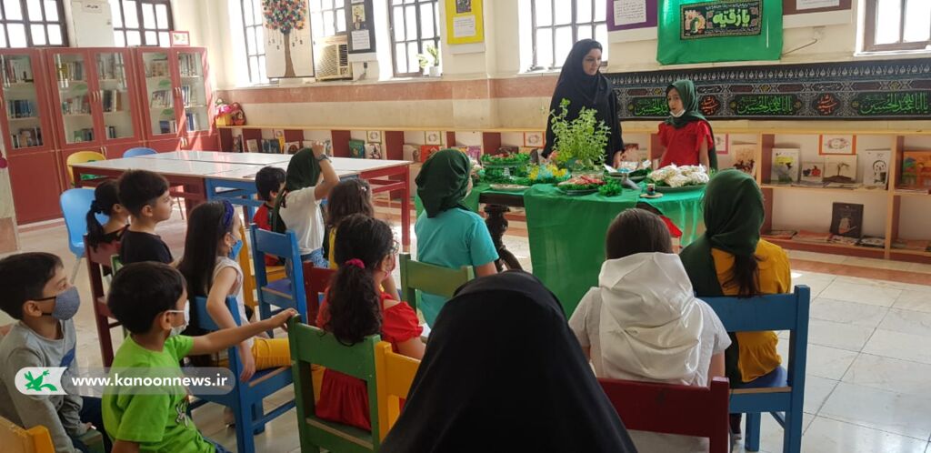 مربیان و اعضا مرکز شماره ۲ بوشهر سفره حضرت رقیه (س) پهن کردند