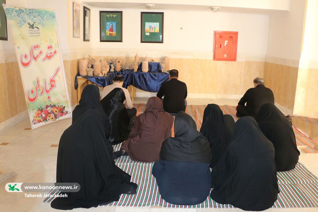 مراسم زیارت عاشورا در کانون سمنان