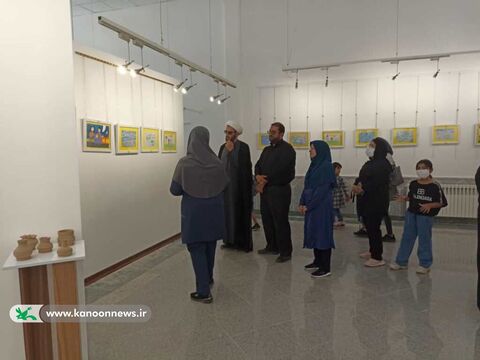 برپایی نمایشگاه آثار اعضای کانون شهربابک