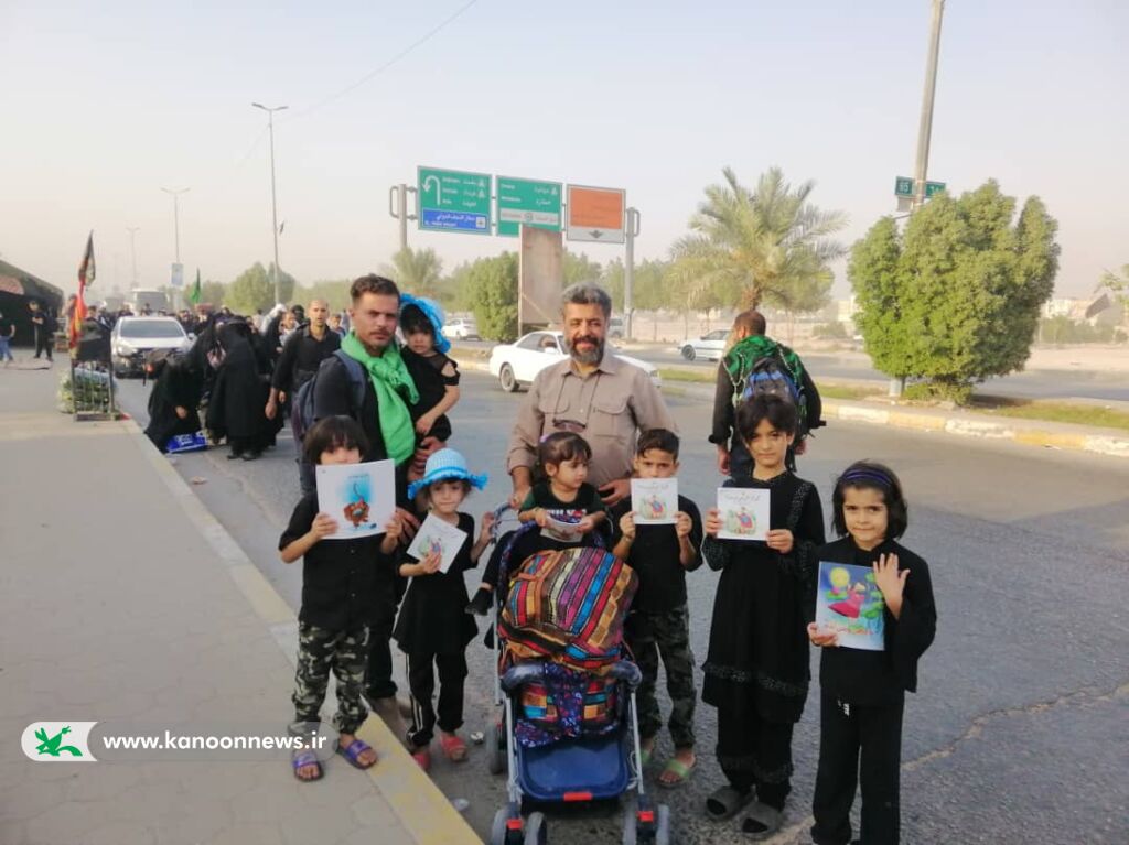 پیک امید کانون استان بوشهر در راهپیمایی اربعین