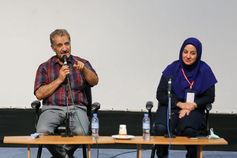 مصطفی رحماندوست در کارگاه‌های رویداد ادبی «تهران به روایت دختران»