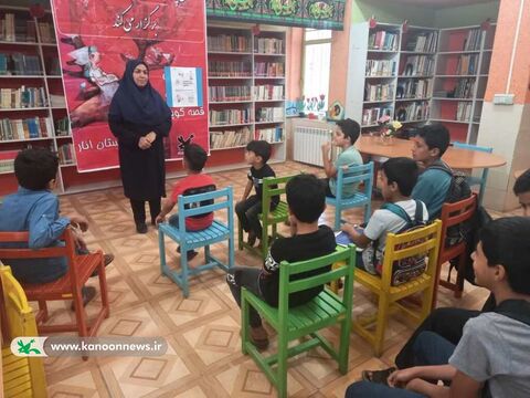 دورهمی قصه در مراکز کانون کرمان