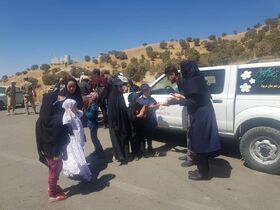 حضور بخش  مکاتبه ای در موکب کودکان ونوجوانان کانون پرورش استان کردستان