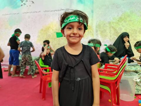 موکب سیار کودک و نوجوان کانون پرورش فکری مازندران  در مسیر پیاده روی زائران اربعین