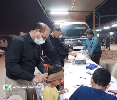 حضور کتابخانه های سیار کانون خوزستان در گذرگاه مرزی چذابه -شامگاه ۲۳ شهریورماه ۱۴۰۱