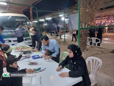 حضور کتابخانه های سیار کانون خوزستان در گذرگاه مرزی چذابه -شامگاه ۲۳ شهریورماه ۱۴۰۱