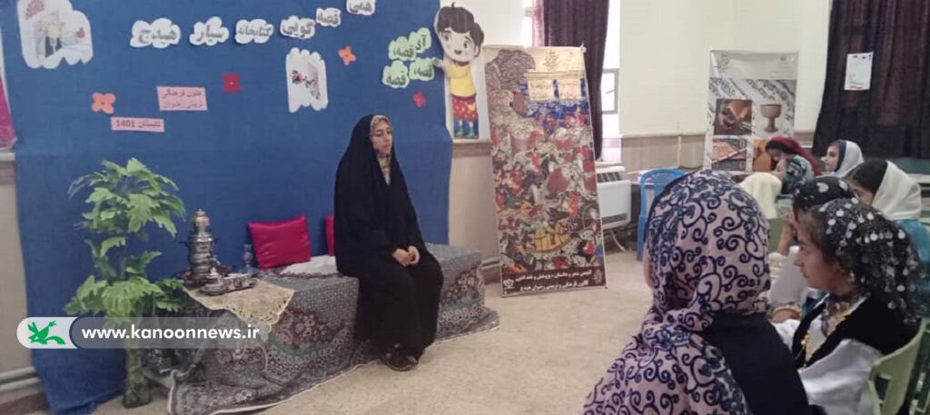 دورهمی قصهگویی با حضور قصه گویان هیدج استان زنجان