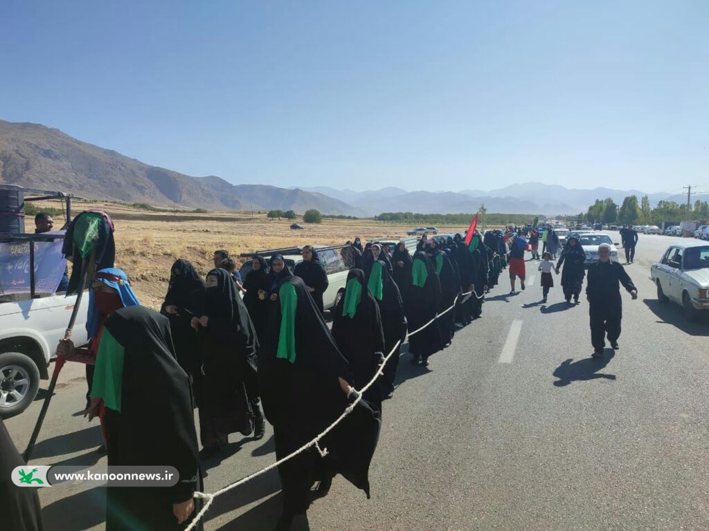 کاروان کربلا در کانون لرستان به راه افتاد