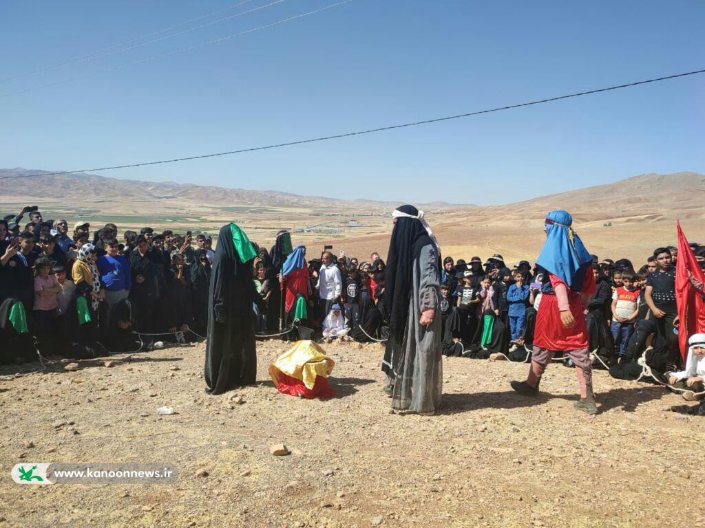 کاروان کربلا در کانون لرستان به راه افتاد