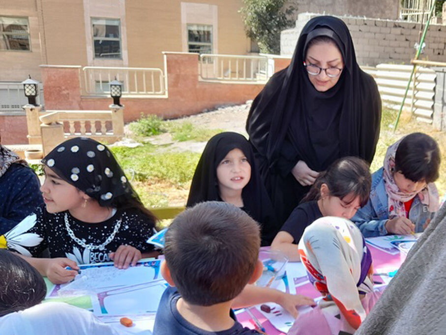 موکب فرهنگی و هنری کانون استان اردبیل در آستانه امامزاده سید صدرالدین برپا شد