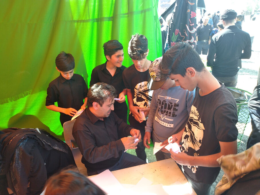 موکب فرهنگی و هنری کانون استان اردبیل در آستانه امامزاده سید صدرالدین برپا شد