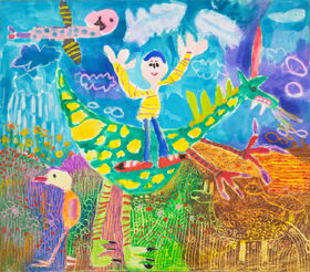 نقاشی ۱۷ عضو کتاب‌خانه‌های کانون در مسابقه نقاشی هیکاری ژاپن چشم‌نواز شد