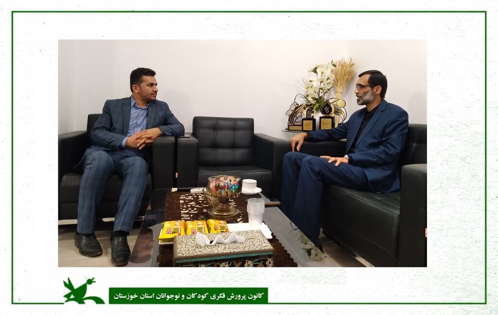 دیدار مدیر سازمان دانش‌آموزی خوزستان با مدیرکل کانون استان