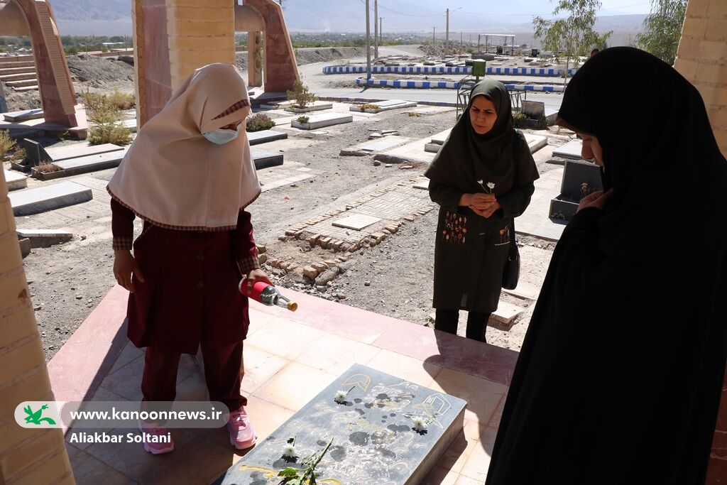 مزار شهید «مسعود کمالی» گلباران شد