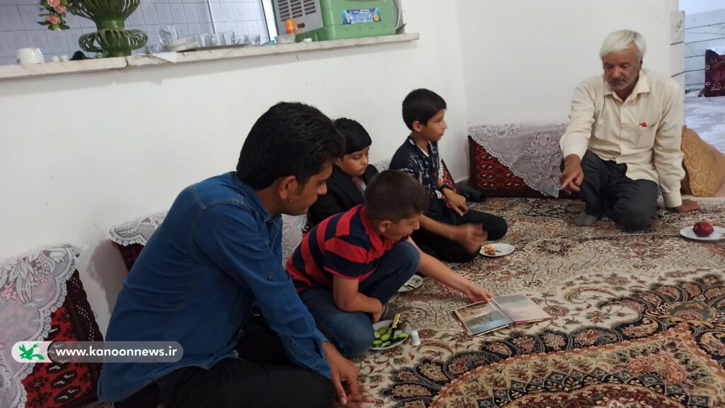 دیدار اعضا و مربیان مراکز کانون پرورش فکری قاین با جانباز دوران دفاع مقدس