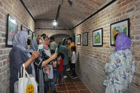 آیین گشایش نمایشگاه هنری «کودکان البرز» در خانه هنرمندان کرج