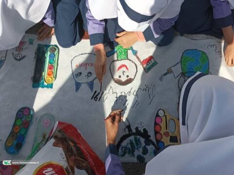 برگزاری نقاشی ۱۰۰۰ متری در همدان