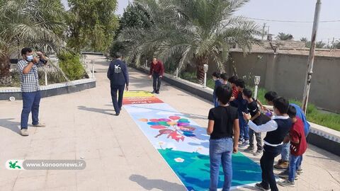 اعزام کتابخانه‌های سیار کانون خوزستان به روستای ربیخه