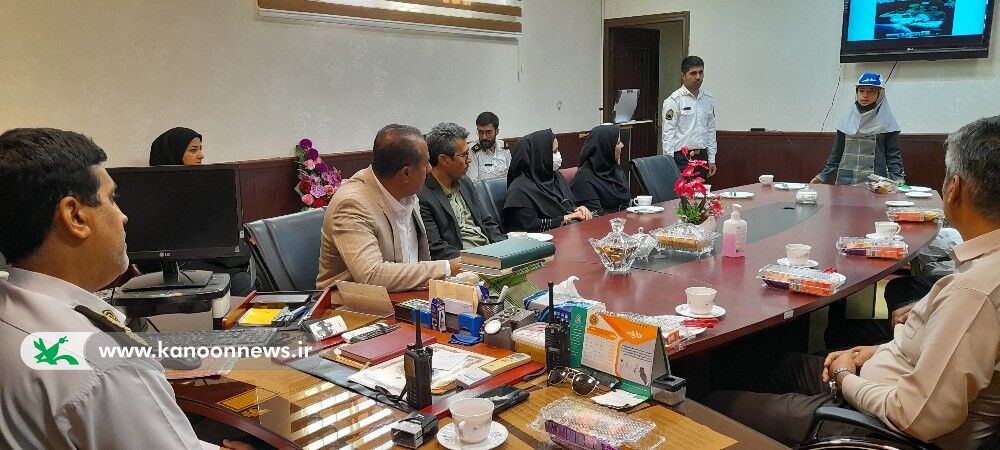 دیدار اعضای کانون پرورش فکری سیستان و بلوچستان با رییس پلیس راهور
