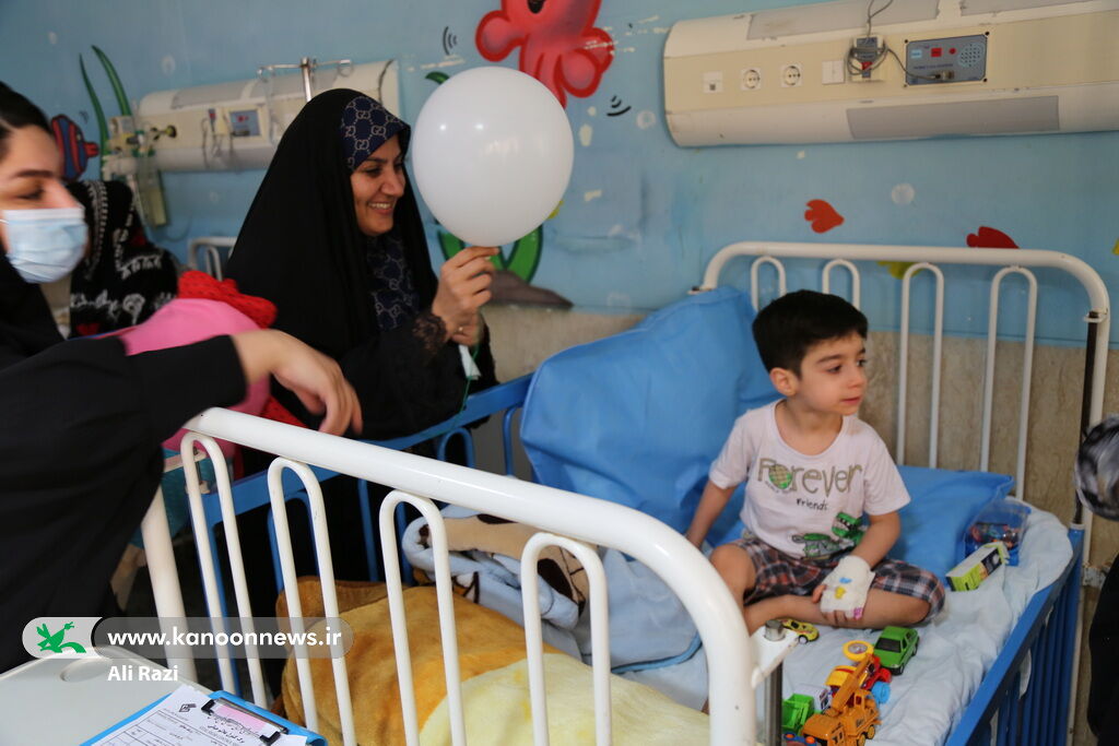بستری شاد برای کودکان بیمار بستری بوشهری