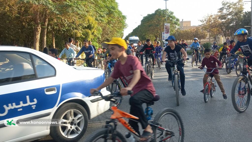 همایش دوچرخه سواری کودکان و نوجوانان در شهرستان بشرویه 