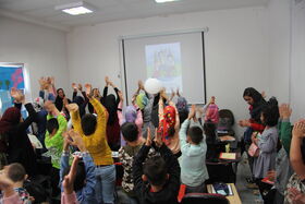 ویژه برنامه هفته‌ملی کودک در حاجی پیرلوی ارومیه برگزار شد