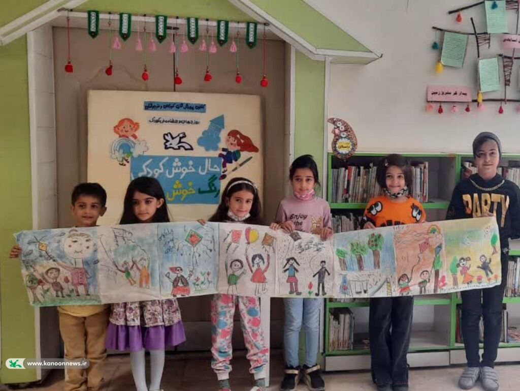 ششمین روز فعالیت های فرهنگی هنری در هفته ملی کودک کانون پرورش فکری استان همدان 