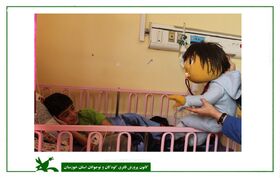 دیدار خانواده کانون خوزستان با کودکان مرکز طبی ابوذر اهواز