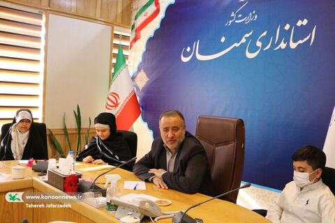 دیدار مدیرکل و اعضای کانون سمنان با مقامات استانی