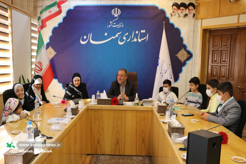 دیدار مدیرکل و اعضای کانون سمنان با مقامات استانی