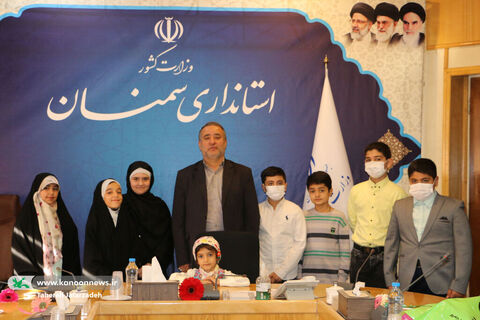 دیدار مدیرکل و اعضای کانون سمنان با مقامات استانی