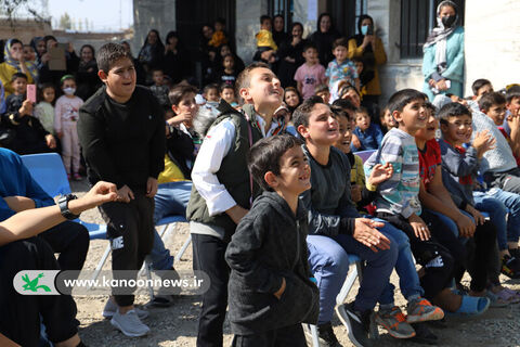 اجرای نمایش جک و لوبیای سحرآمیز در دولت آباد نمین و محله‌ی نیار اردبیل