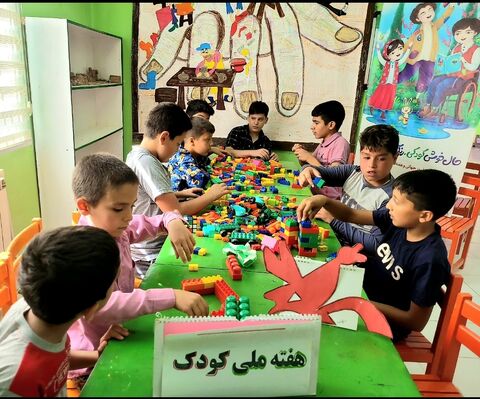 مرکز فرهنگی هنری زرین‌آباد کانون زنجان در هفته ملی کودک به روایت تصویر