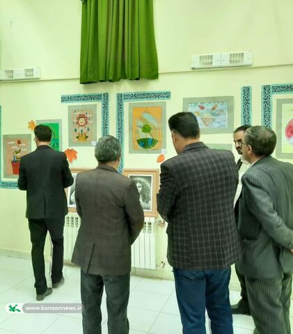 برگزاري نمايشگاه آثار هنري (رنگین نگاه) در مرکز قیدار