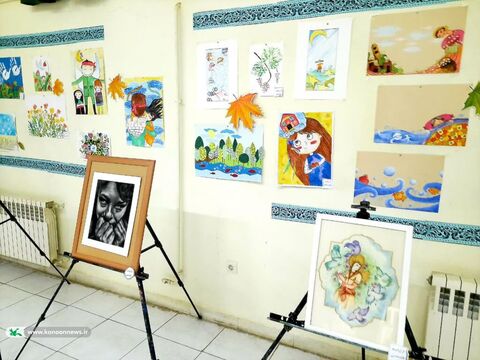 برگزاری نمایشگاه آثار هنری (رنگین نگاه) در مرکز قیدار