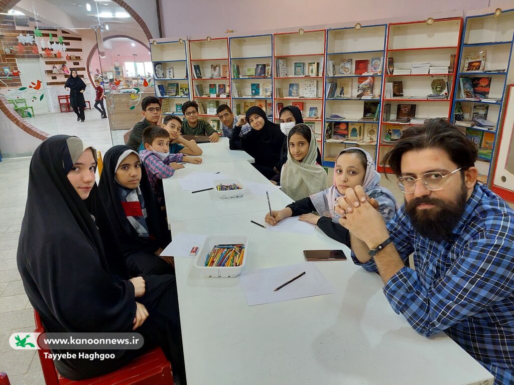 "امتداد خط و نقش در کودکی"