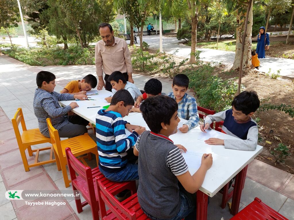 "امتداد خط و نقش در کودکی"