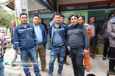 سومین اجرای تماشاخانه سیار کانون در شهر انگوت
