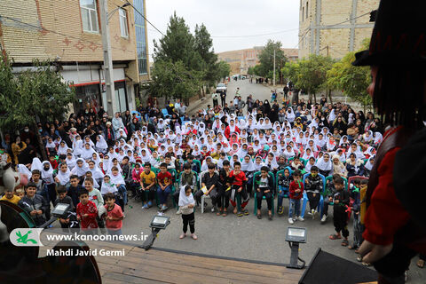 سومین اجرای تماشاخانه سیار کانون در شهر انگوت