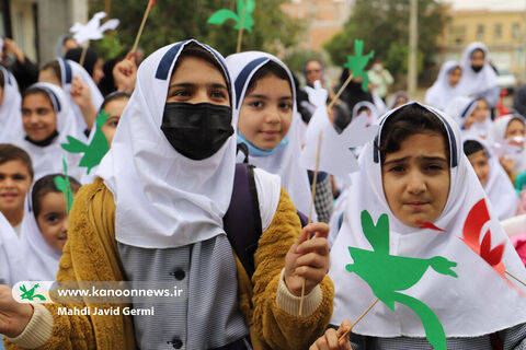 سومین اجرای تماشاخانه سیار کانون در شهر انگوت