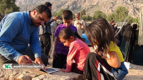 امداد فرهنگی کتابخانه‌های سیار روستایی پاتاوه و سپیدار
