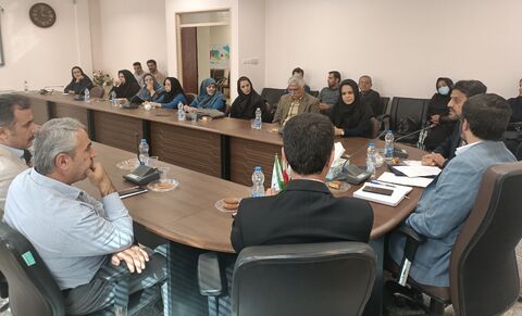حضور مدیر کل دفتر مرکزی حراست کانون کشور در جمع کارکنان کانون استان کردستان