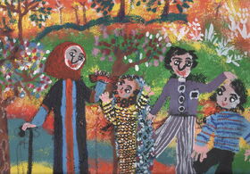 موفقیت کودک کرمانی در مسابقه بین‌المللی نقاشی «نوازاگورا» بلغارستان