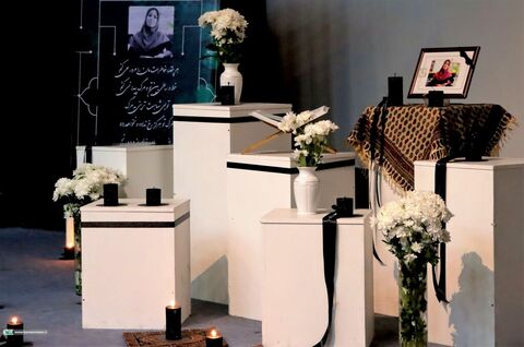 مراسم یادبود مرحومه ملکی