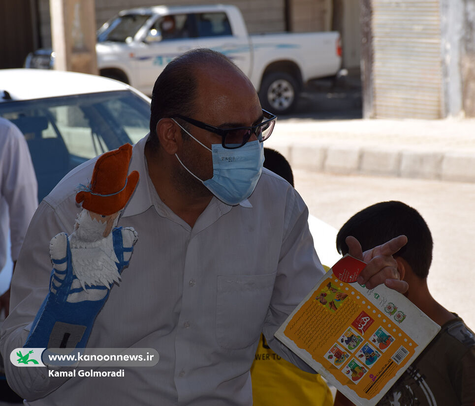 وداعی تلخ با علی اصغرکرمی مربی کتابخانه سیار کانون لرستان