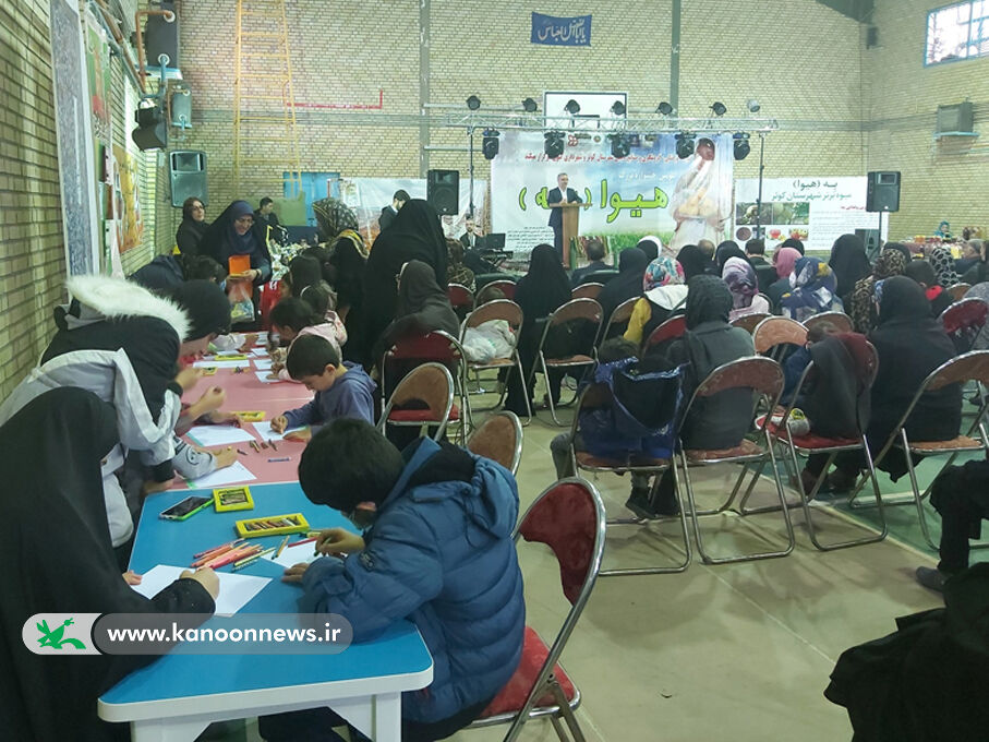 مرکز یک کانون کوثر ایستگاه نقاشی برگزار کرد  مرکز شماره یک کانون شهرستان کوثر ایستگاه نقاشی برگزار کرد