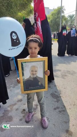 حضور اعضا و مربیان کانون استان بوشهر در راهپیمایی 13 آبان