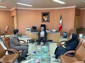 دیدار مدیر کل کانون پرورش فکری کودکان ونوجوانان استان کردستان با فرماندار شهرستان بانه